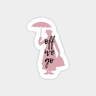 Off We Go Sticker